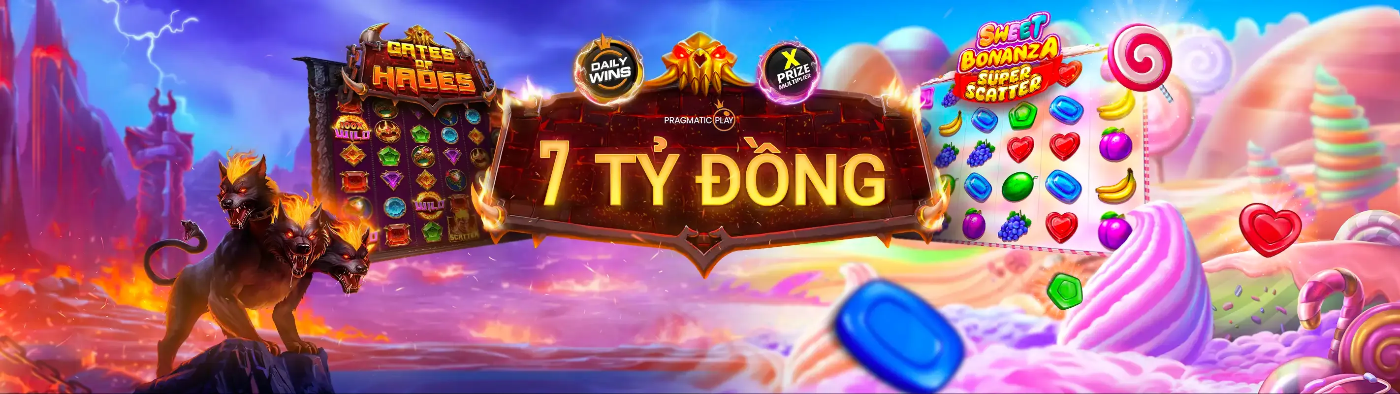 Hình ảnh chủ đạo Slot Games với biểu tượng thắng lớn và logo 78win